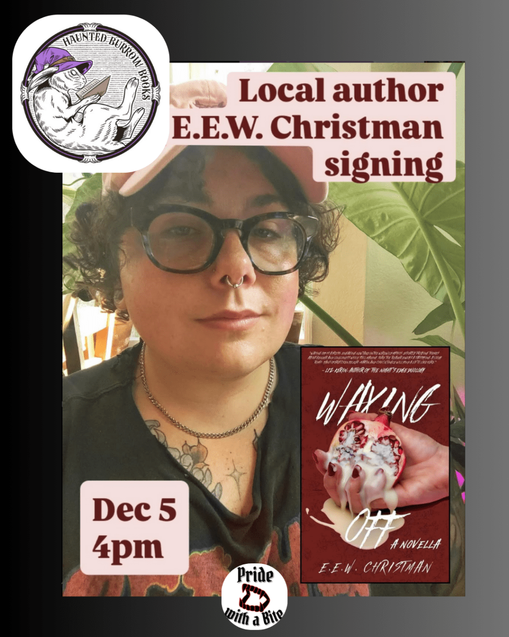 Meet E.E.W. Christman, Author of “Waxing Off,” This Week in&nbsp;Seattle!